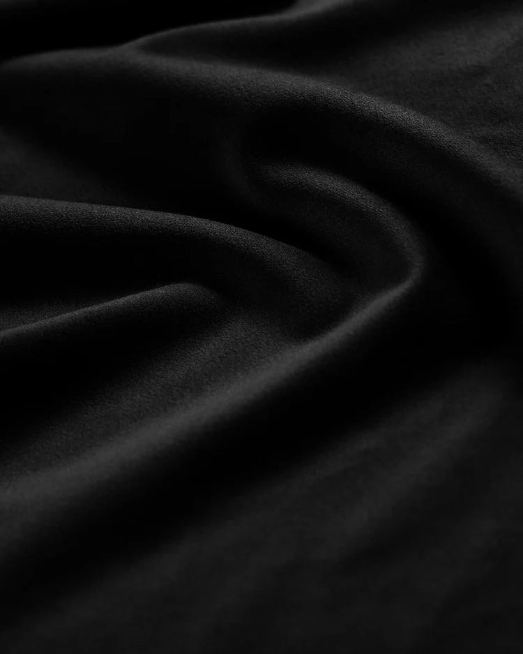 PolsterOase Modulsofa – Selene Chaiselongue mit Armlehne in Samt, 94 x 155 cm, Schwarz – Links – Ansicht 5