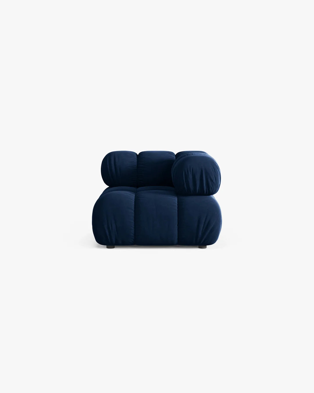 PolsterOase Modulsofa – Selene Eckmodul in Samt, 94 cm Breite, Königsblau – Ansicht 1