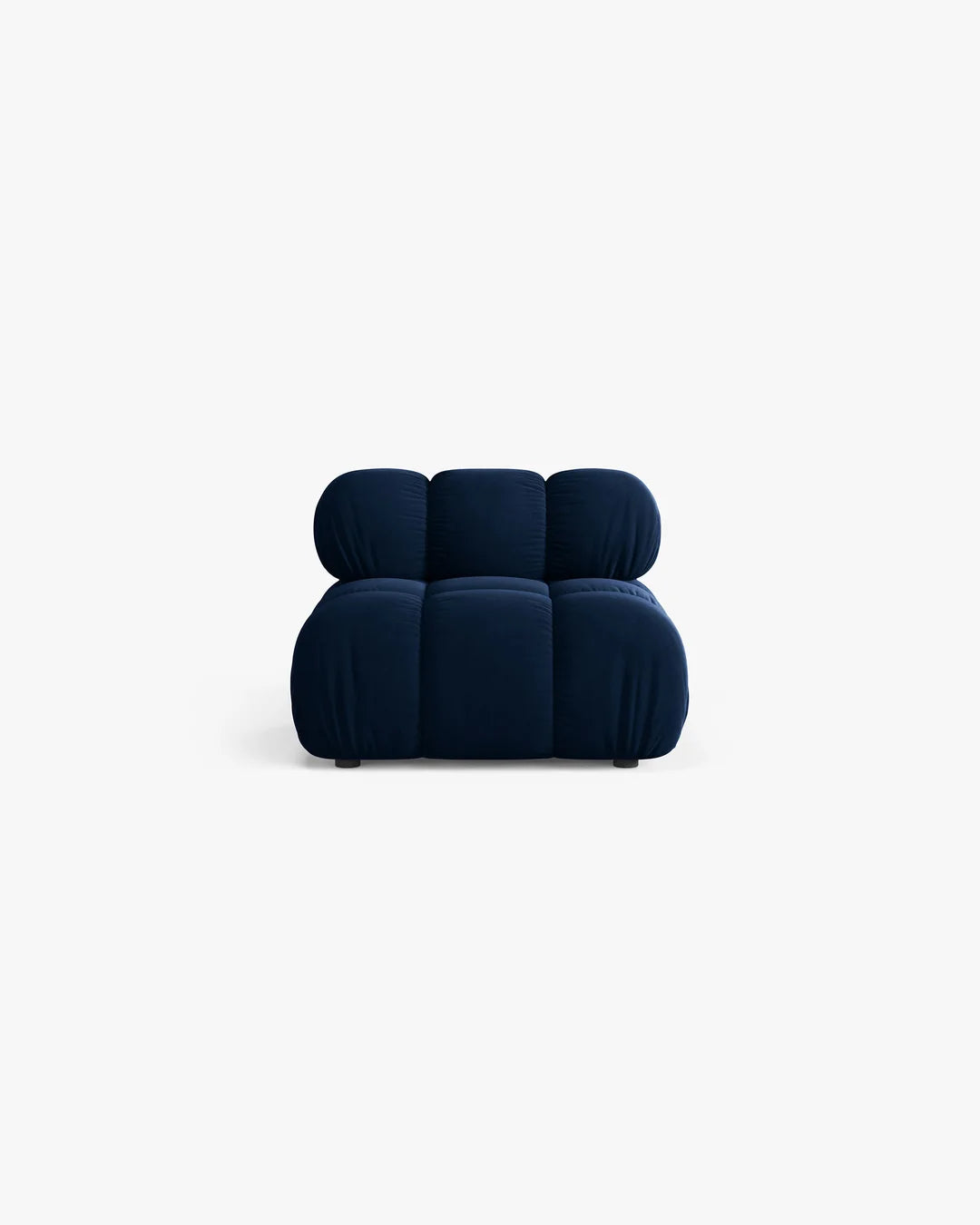 PolsterOase Modulsofa – Selene Mittelmodul in Samt, 94 cm Breite, Königsblau – Ansicht 1