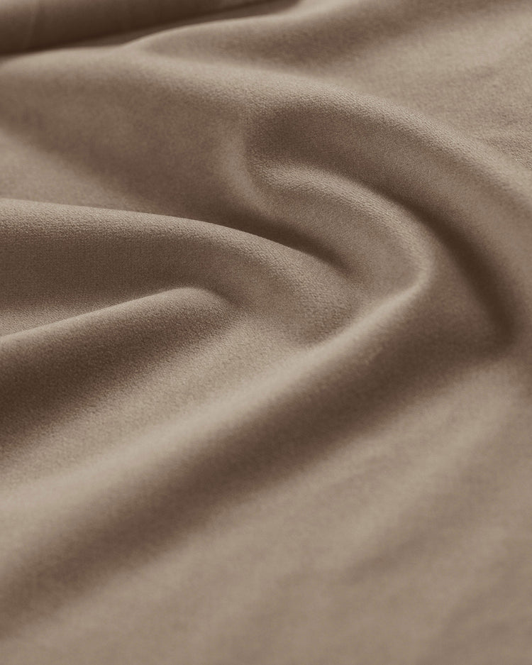 PolsterOase Modulsofa – Selene Modul mit Armlehne in Samt, 94 cm Breite, Cappuccino – Rechts – Ansicht 5