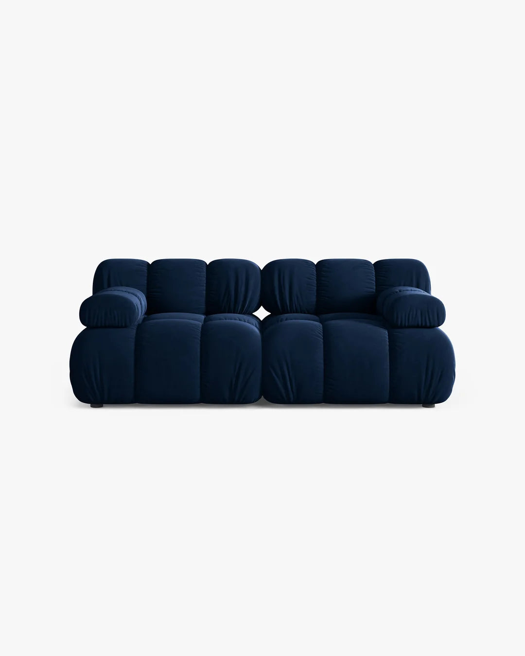 PolsterOase Modulsofa – Selene Sofa 2-Sitzer in Samt, 190 cm Breite, Königsblau – Ansicht 1