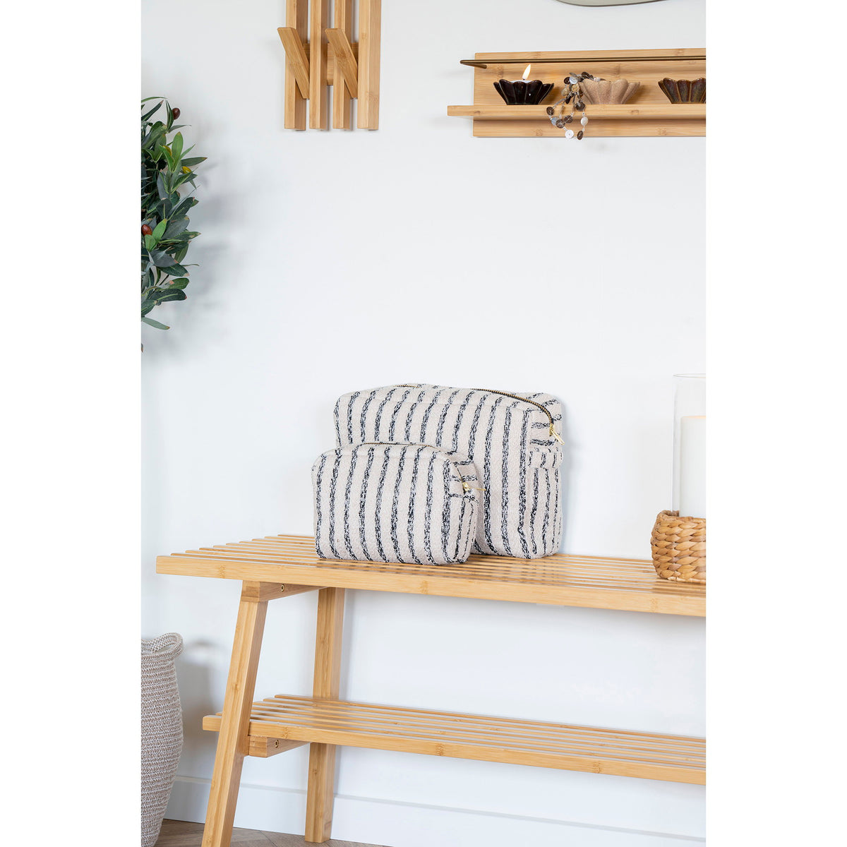 PolsterOase Möbel – Nador Kulturtaschen, 2er, Set, Sand, Mix – Ansicht 5