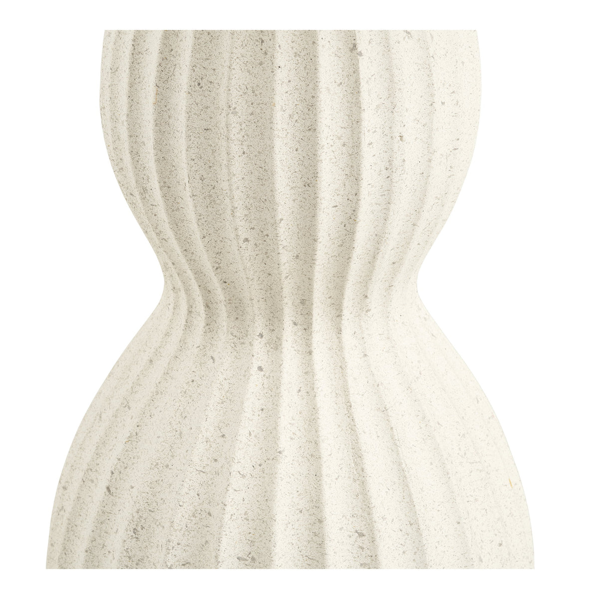 PolsterOase Möbel – Newtown Beistelltisch aus Fiberclay, Weiß, Ø 40 cm – Ansicht 3