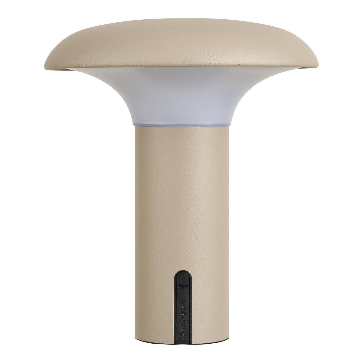 PolsterOase Möbel – Ramsey Akku, LED, Lampe aus Polypropylen und Stahl, Beige – Ansicht 3