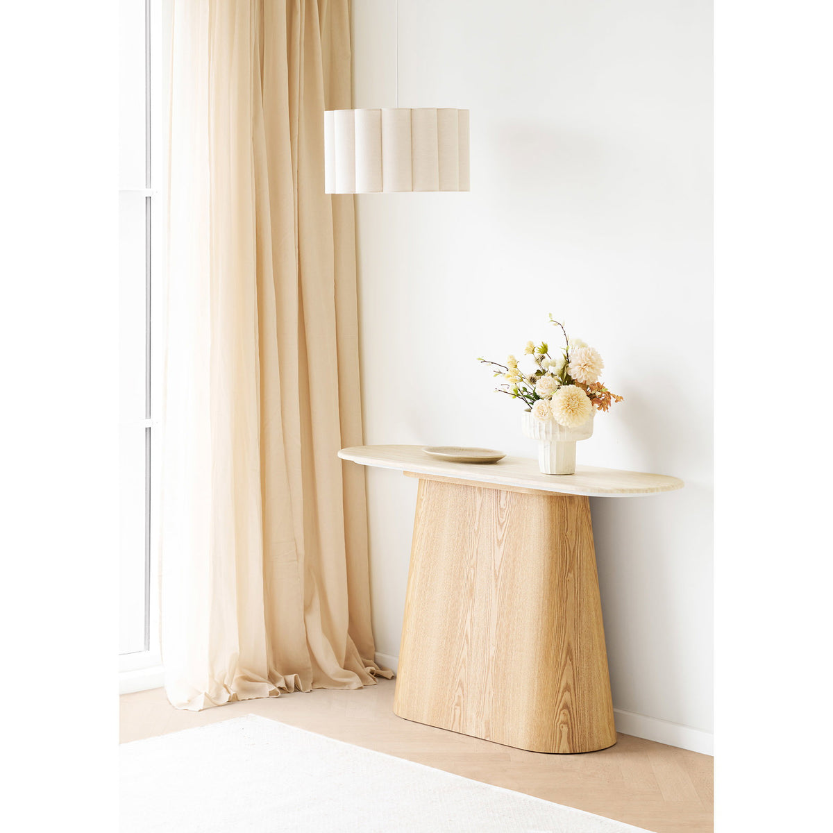 PolsterOase Möbel – Viola Serviertablett aus Keramik, Beige, 30 × 21, 5 cm – Ansicht 2