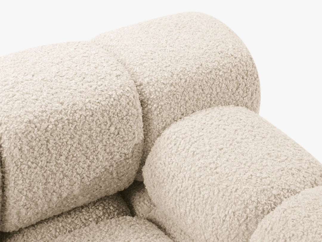 PolsterOase Selene 4-Sitzer Sofa (rechts) in Bouclé, 282 cm Breite - Modulsofa -5 #Variant_Beige