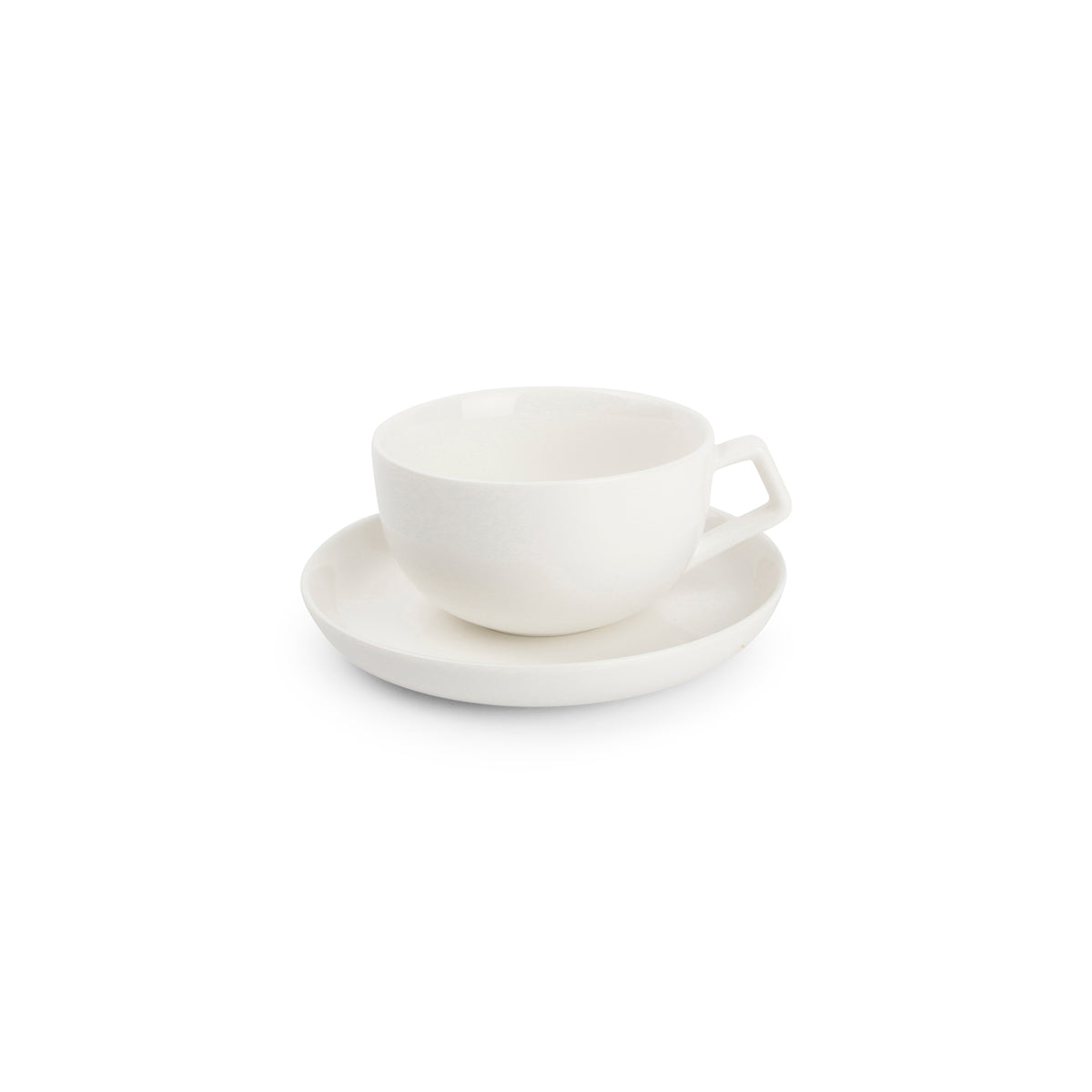 S|P Collection Tasse 22 cl und Untertasse „Studio White“ – 4er-Set – Produktansicht 1