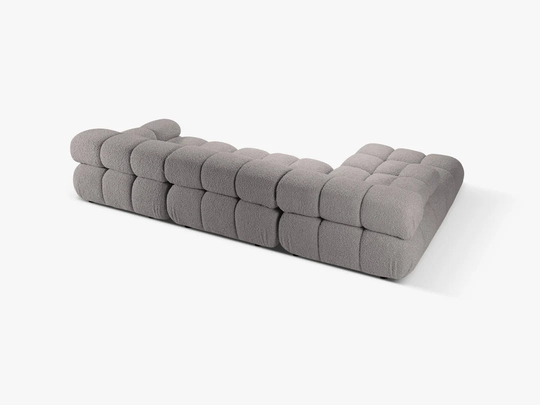 Selene Ecksofa (links) in Bouclé, 282 cm Breite - Modulsofa-7