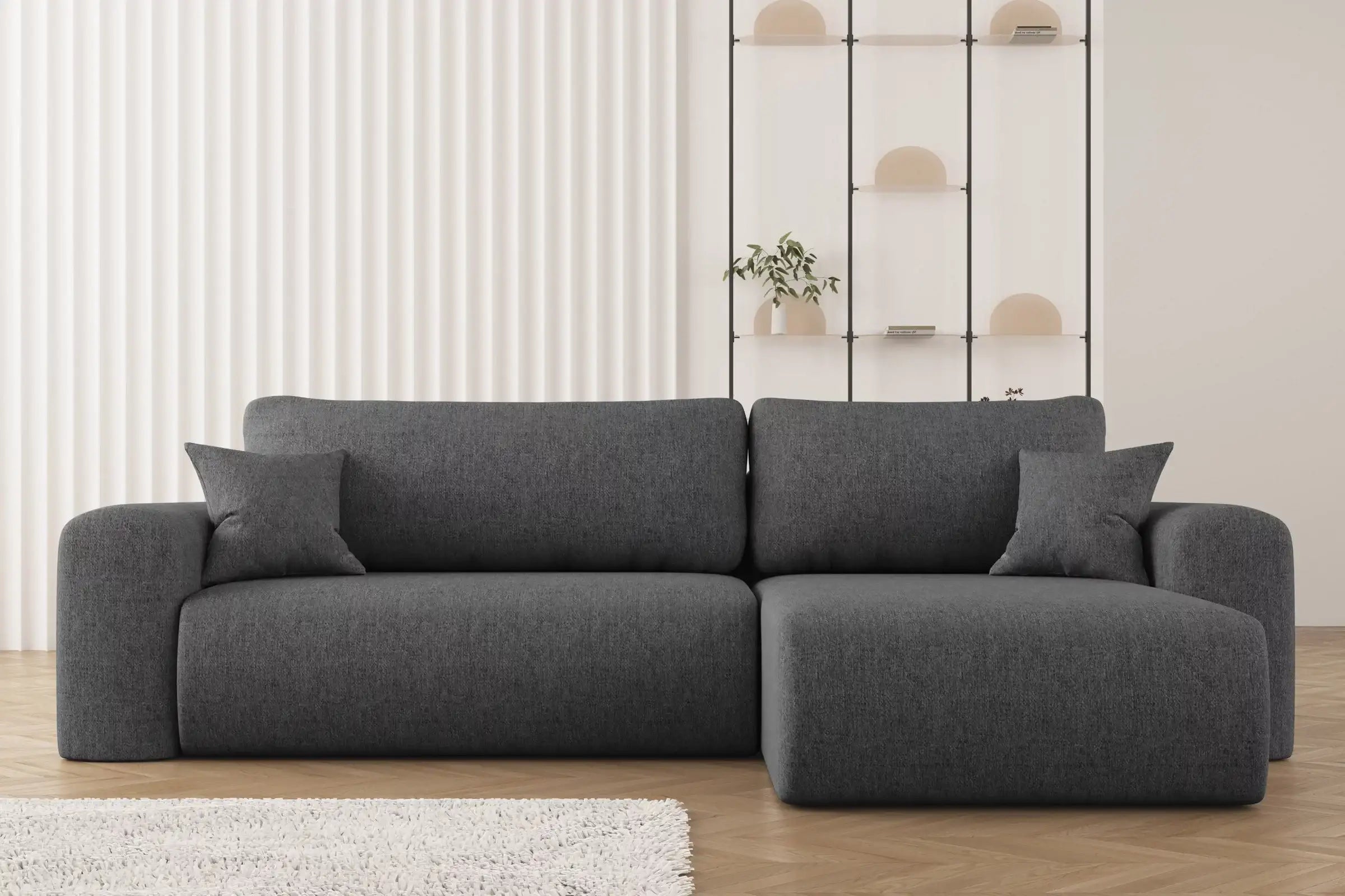 Ecksofa Capri #Variant_Dunkelgrau-Rechts