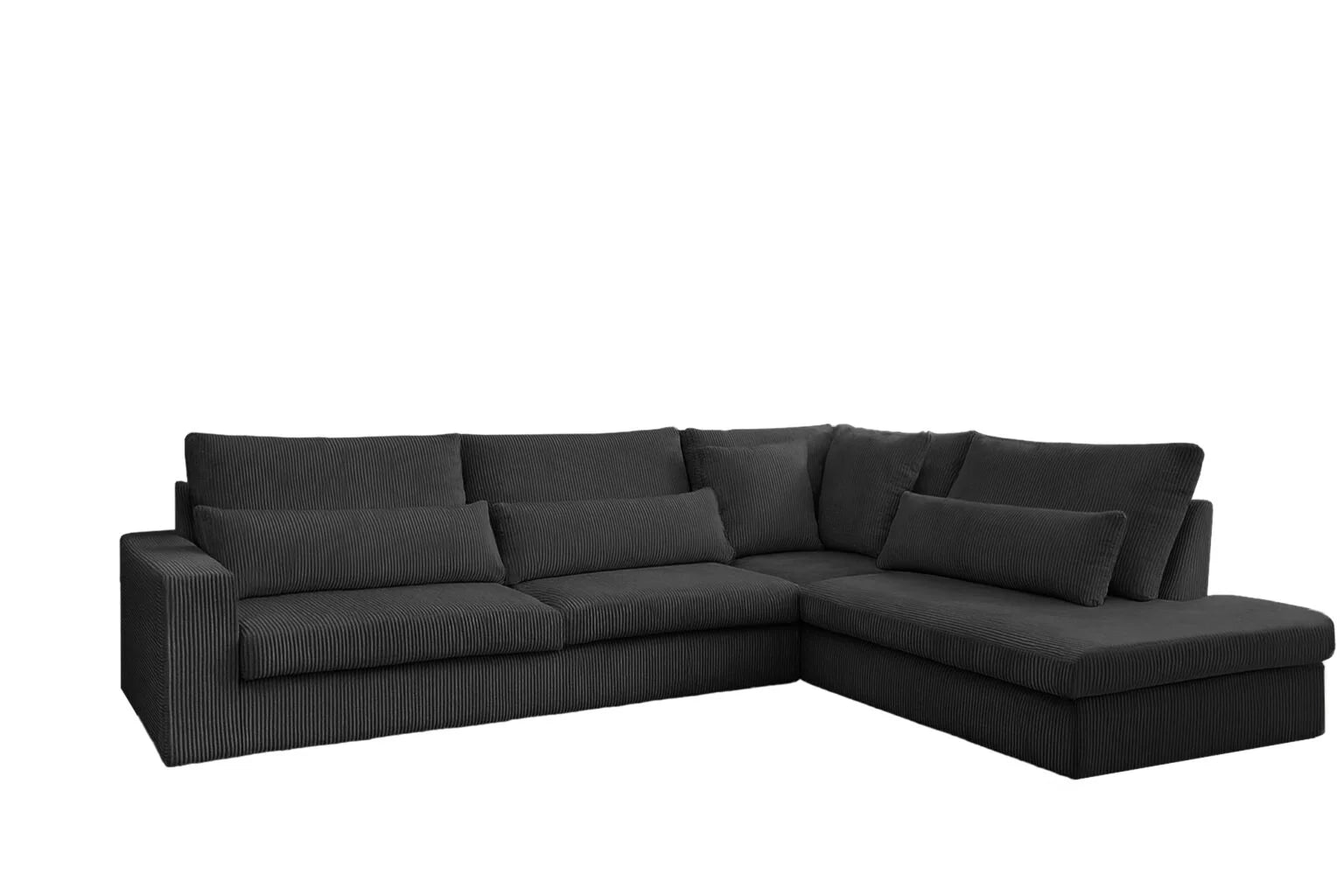 Sven Ecksofa in Cord #Variant_Graphit-Rechts