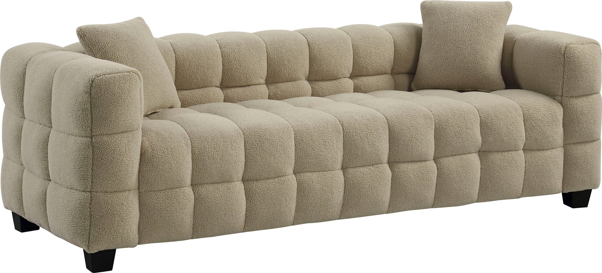 3-Sitzer Sofa in Teddy, 206 cm Breite