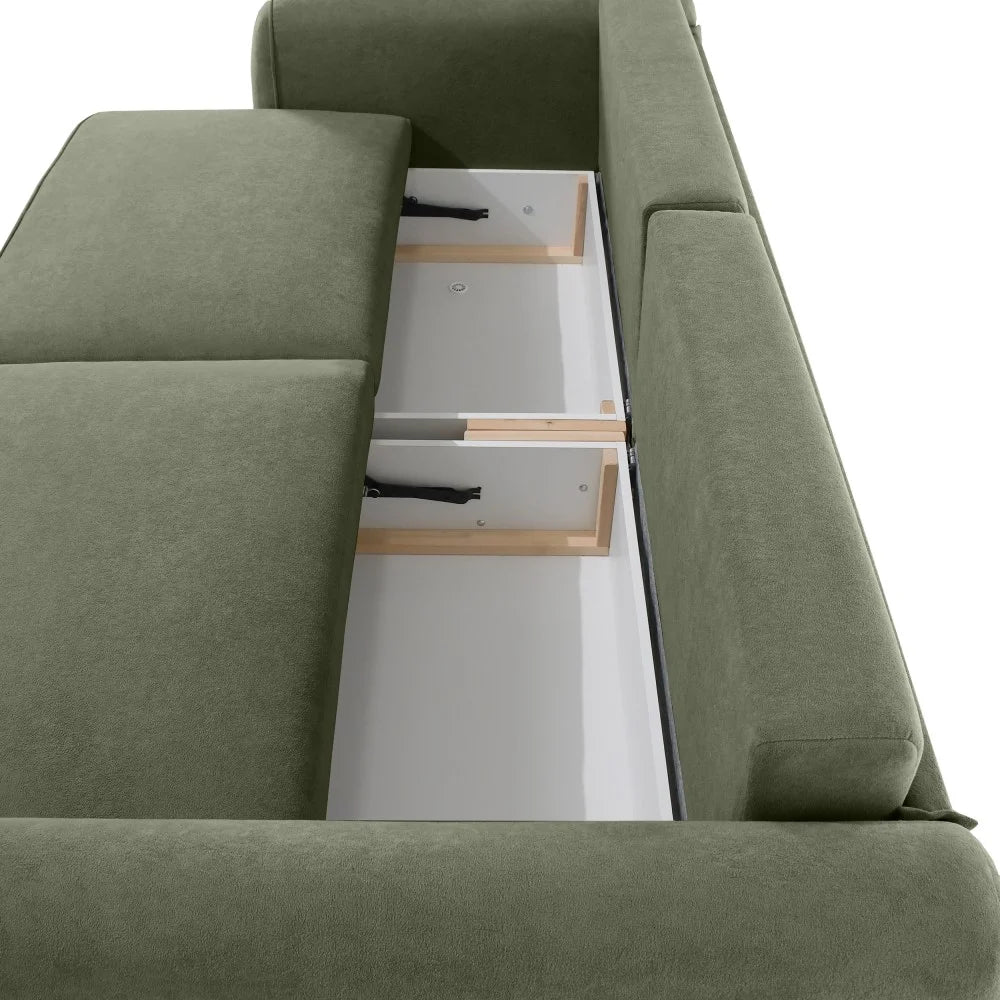 Borneo Schlafsofa in Plüsch