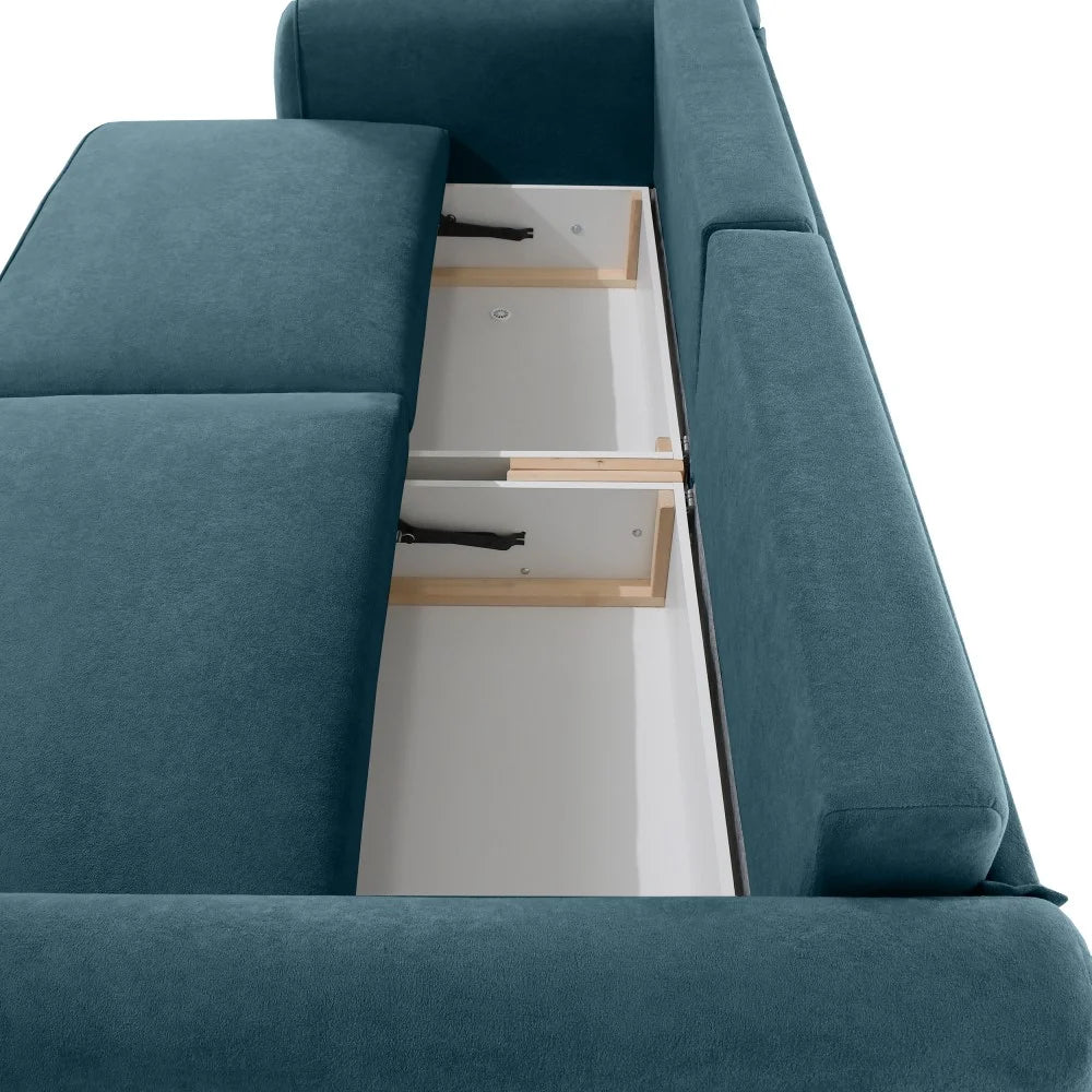Borneo Schlafsofa in Plüsch