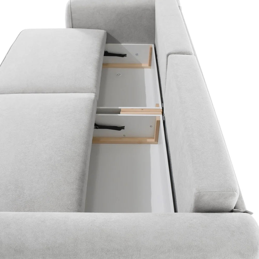 Borneo Schlafsofa in Plüsch