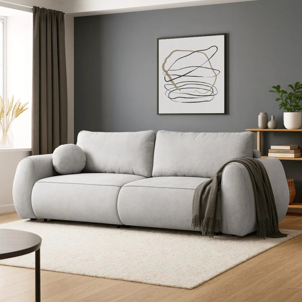 Borneo Schlafsofa in Plüsch