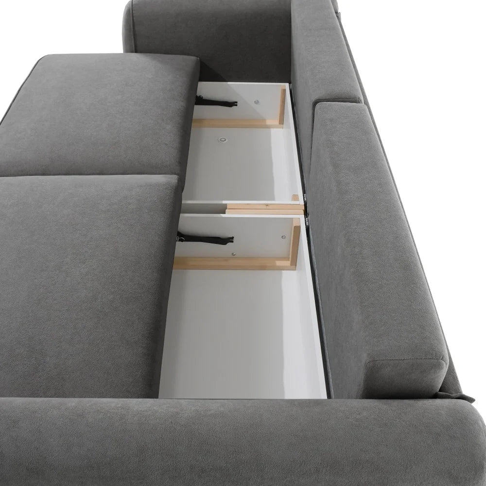 Borneo Schlafsofa in Plüsch