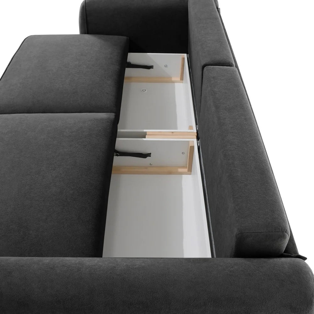 Borneo Schlafsofa in Plüsch