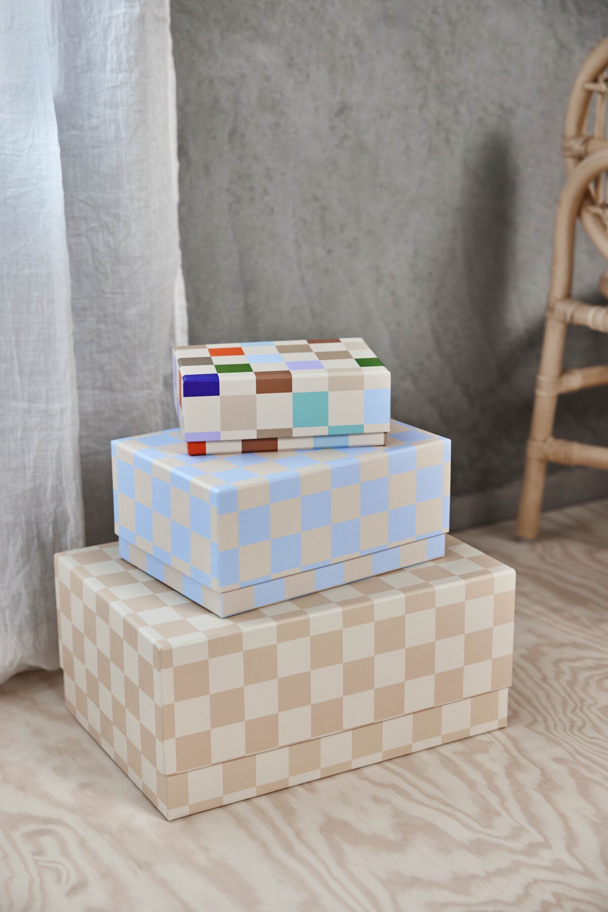 PolsterOase Aufbewahrungsbox – Mana Aufbewahrungsbox Mix, 3er Set Nr. 3