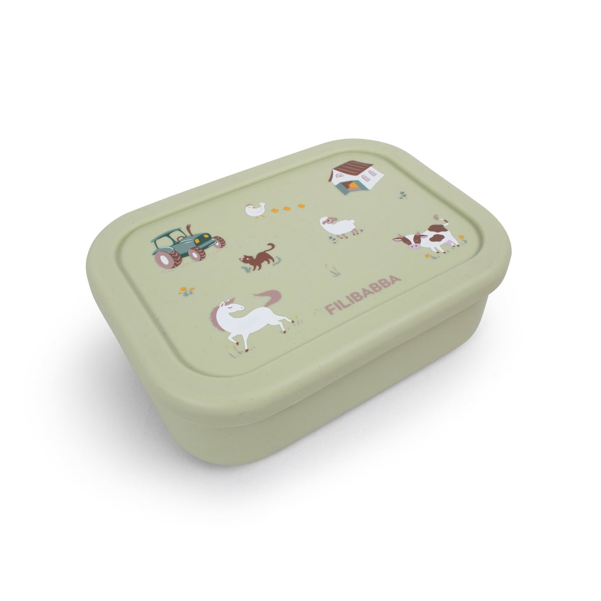 PolsterOase Lunchbox – Silikon Lunchbox, Moorgrün Nr. 1
