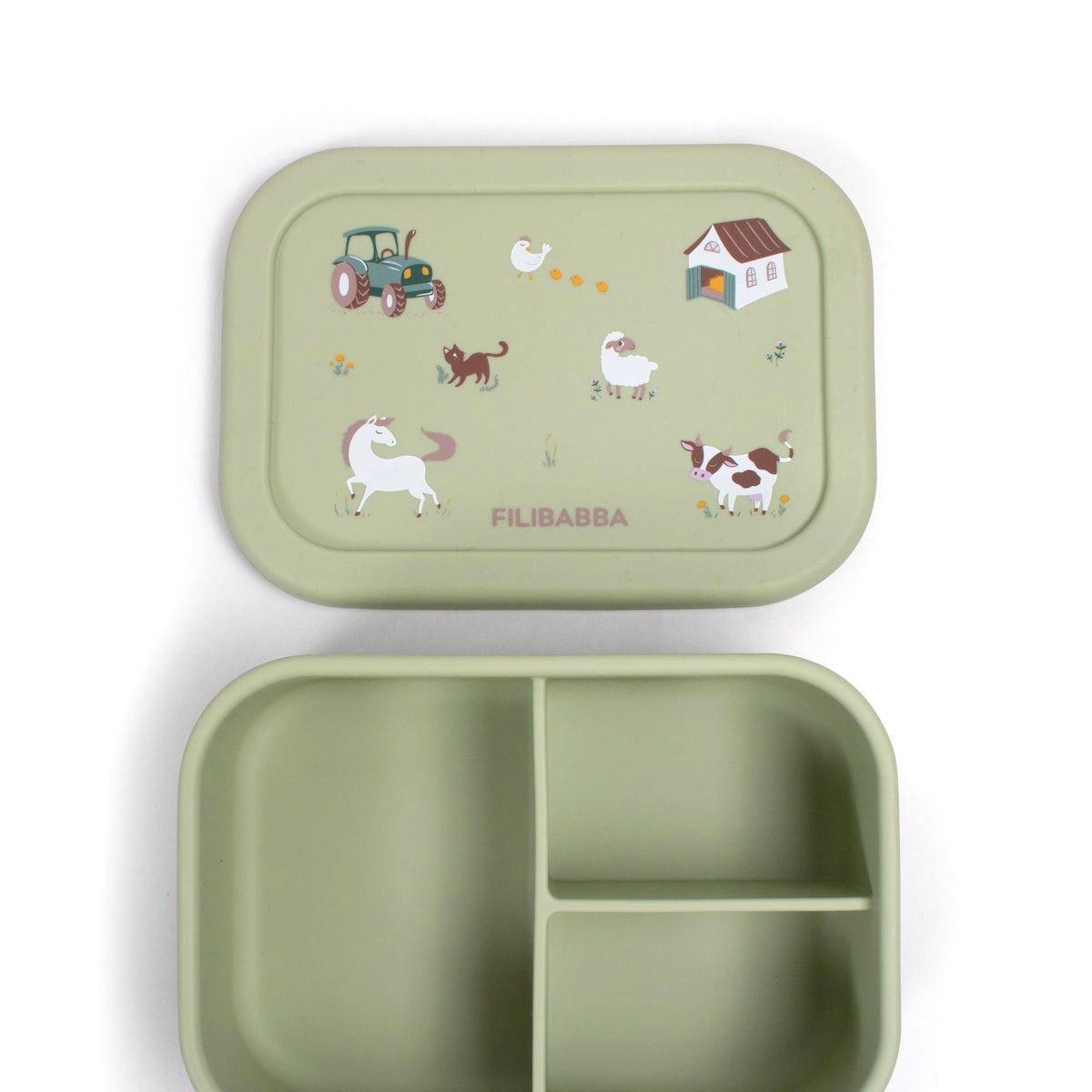 PolsterOase Lunchbox – Silikon Lunchbox, Moorgrün Nr. 2