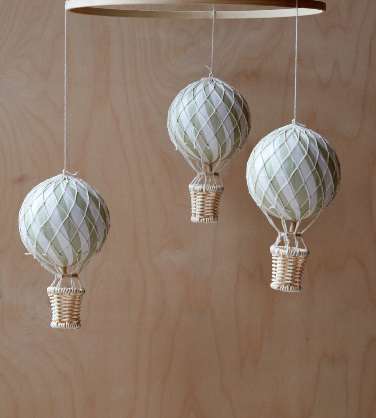 PolsterOase Mobile – Heißluftballon Mobile, Grün Nr. 3