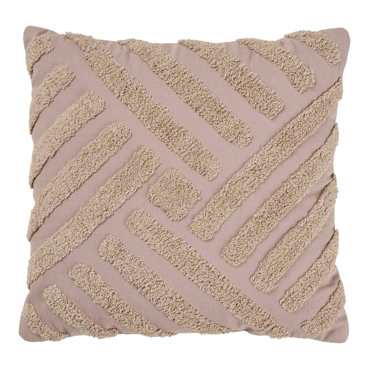 PolsterOase Möbel – Albany Kissen aus Baumwolle, Dunkelsand, 45 × 45 cm
