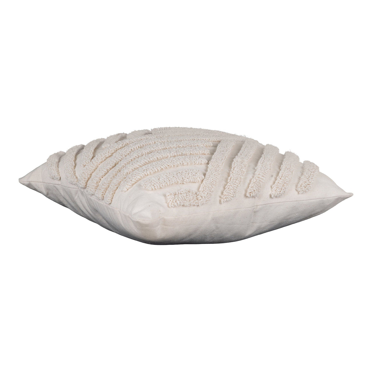 PolsterOase Möbel – Albany Kissen aus Baumwolle, Weiß, 45 × 45 cm – Ansicht 2