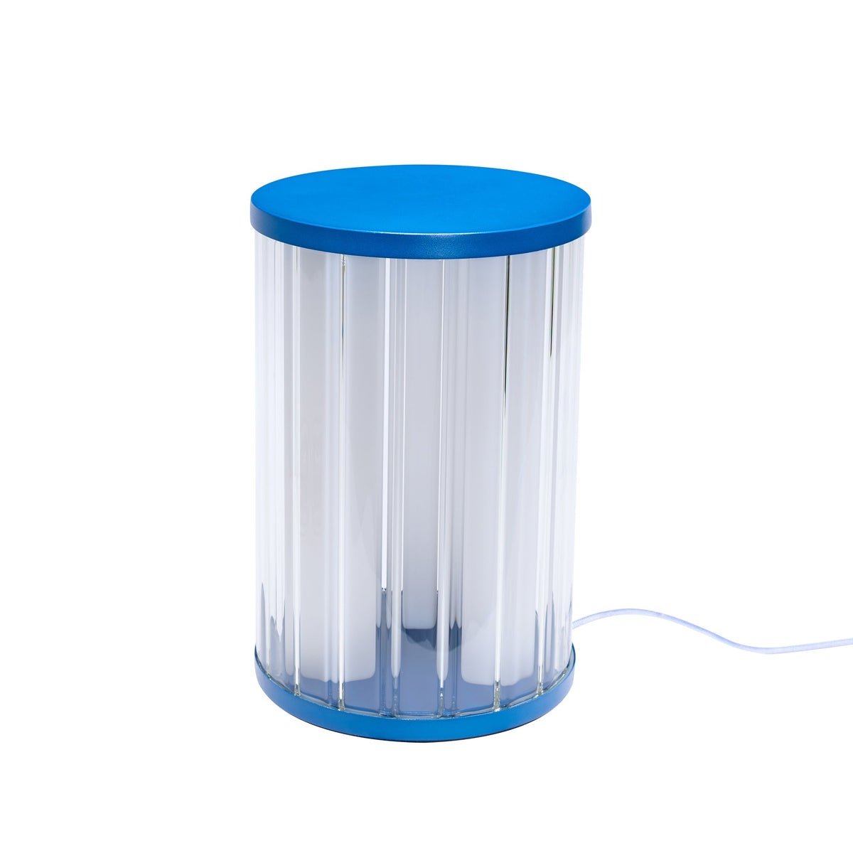 PolsterOase Möbel – Aru Tischlampe aus Glas, Blau – Ansicht 3