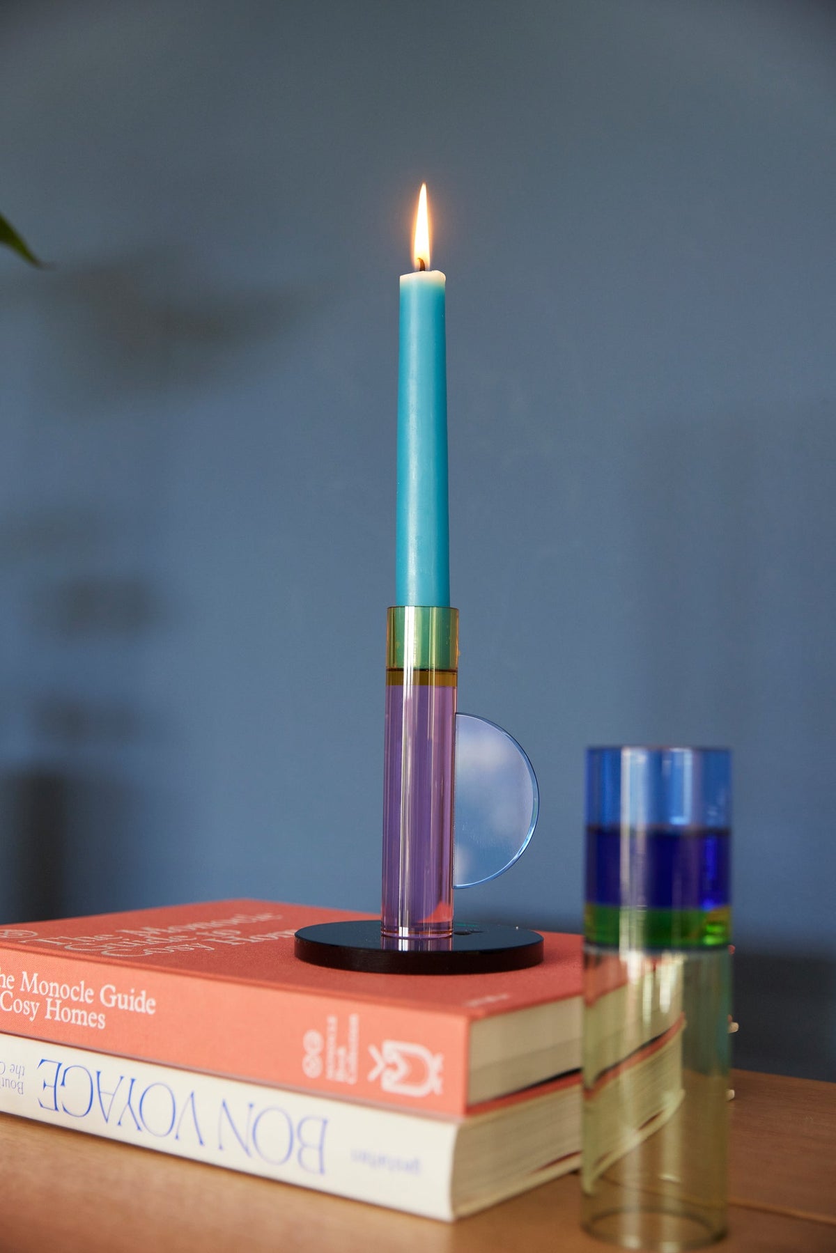 PolsterOase Möbel – Astro Kerzenhalter aus Kristallglas, Rosa – Ansicht 9