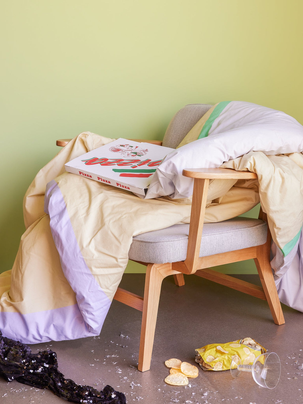 PolsterOase Möbel – Block Bettwäsche aus Baumwolle, 60/220 – Ansicht 8