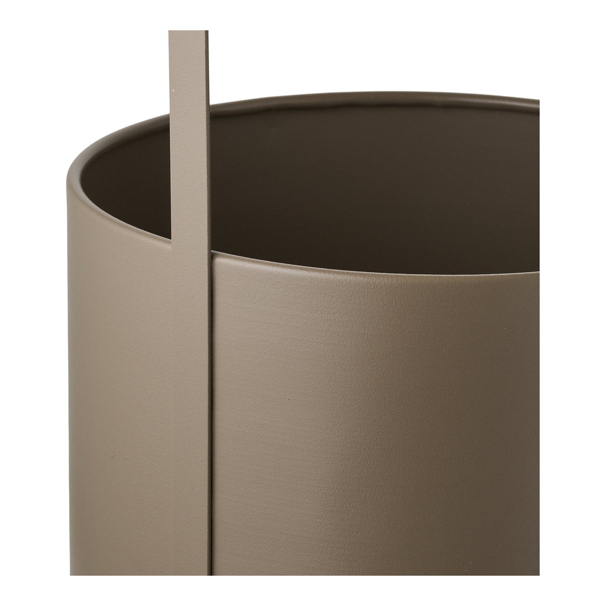 PolsterOase Möbel – Blumentopf Blumentopf, aus Stahl, braun, 2er Set – Ansicht 4