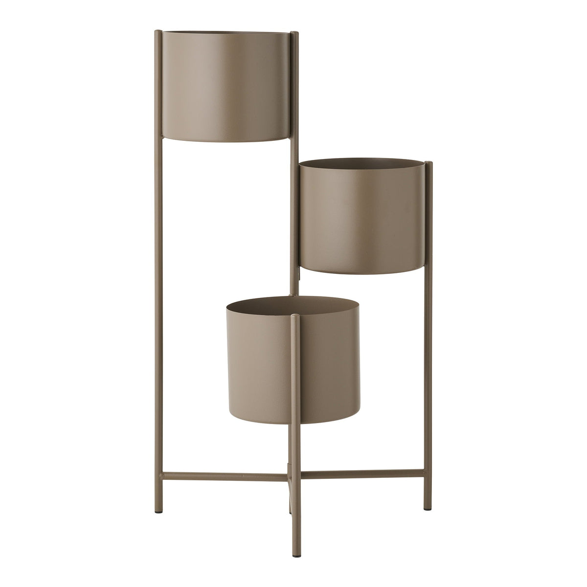 PolsterOase Möbel – Blumentopf aus Stahl, Braun, 75, 5 cm