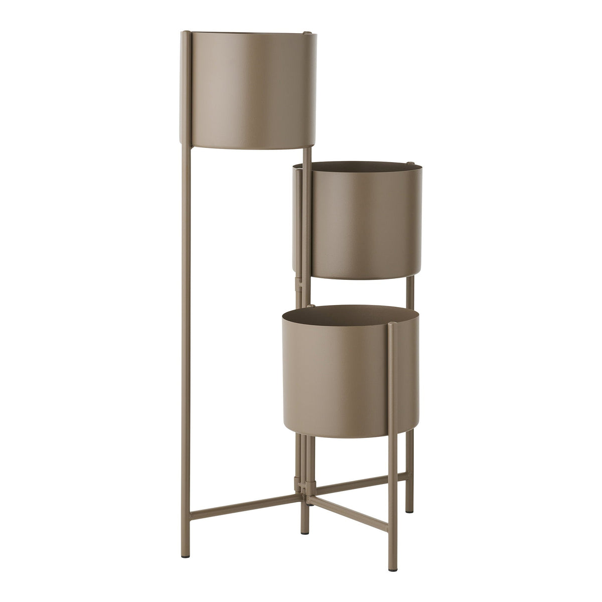 PolsterOase Möbel – Blumentopf aus Stahl, Braun, 75, 5 cm – Ansicht 3