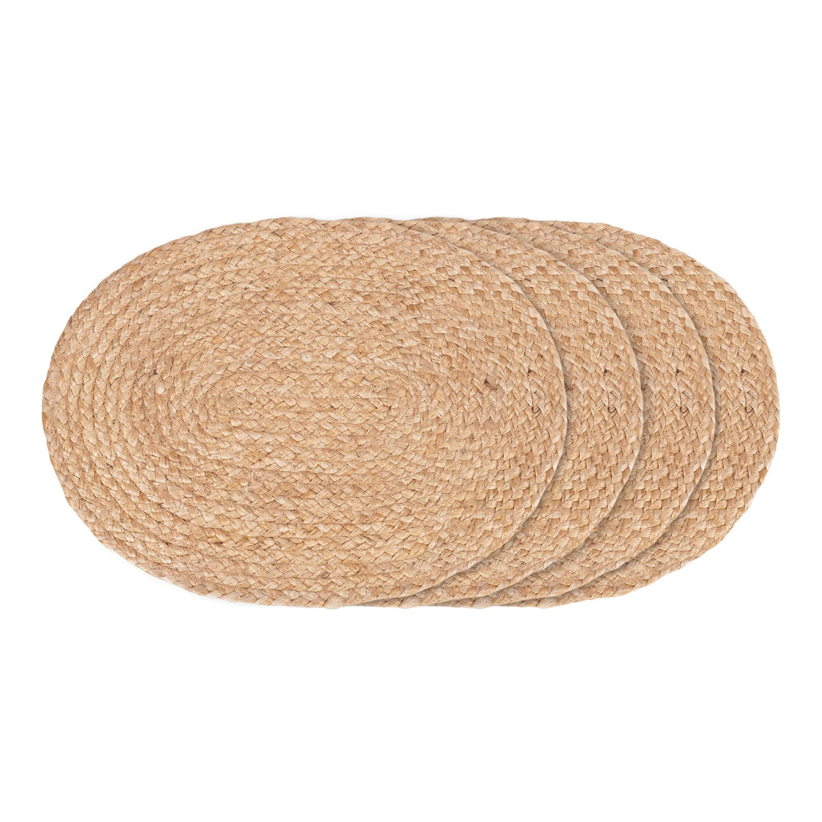 PolsterOase Möbel – Bombay Platzsets aus Jute, 4er, Set, Natur, 35 × 45 cm