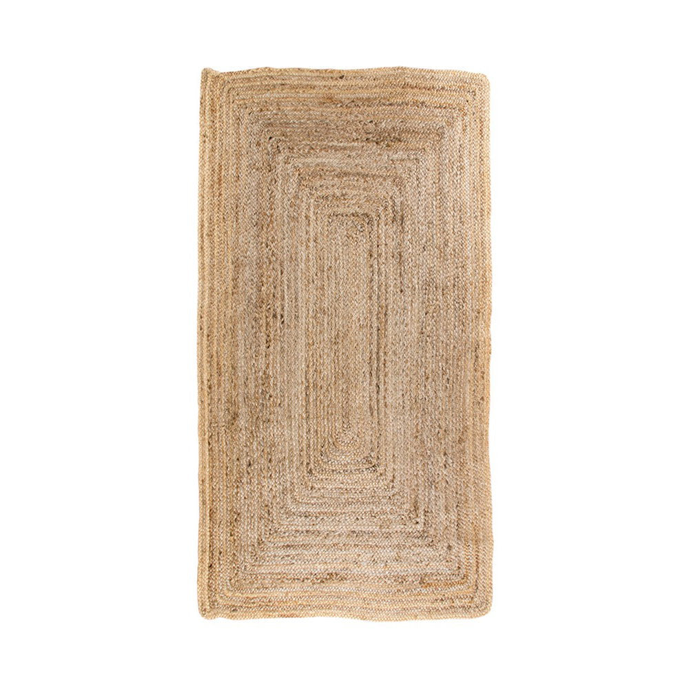 PolsterOase Möbel – Bombay Teppich aus Jute, Natur, 65 × 135 cm