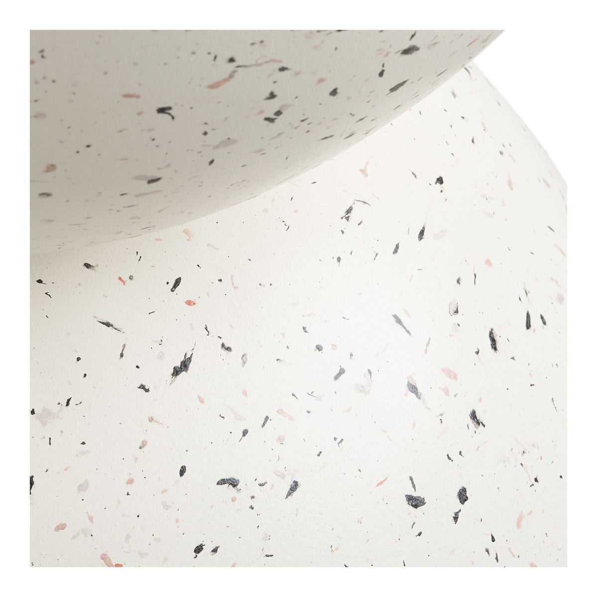 PolsterOase Möbel – Bonita Beistelltisch, Beistelltisch, Fiberclay, Terrazzo Optik Ø40×45 cm – Ansicht 4