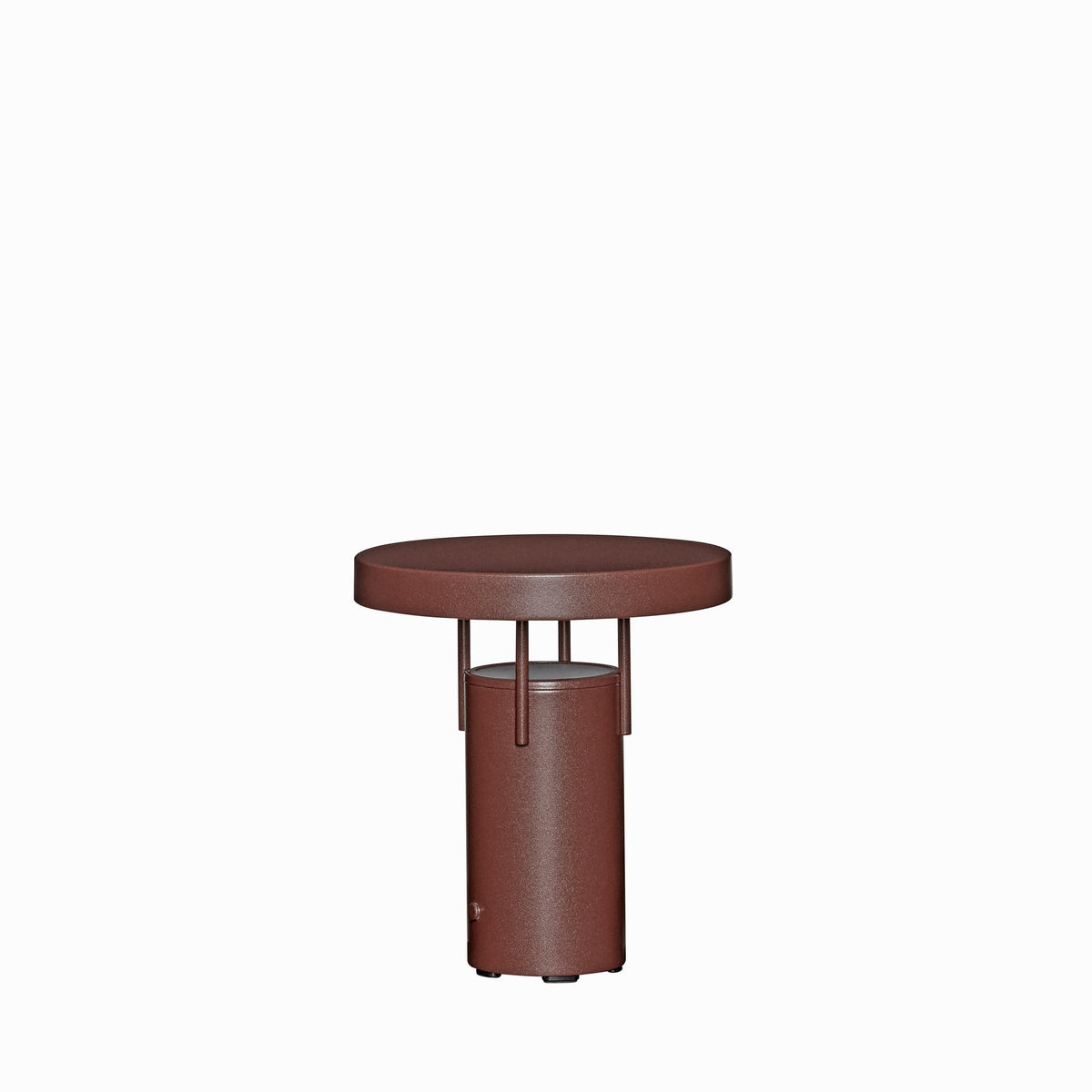 PolsterOase Möbel – BringMe Akku, Tischlampe, mini, Metallic, Bordeaux