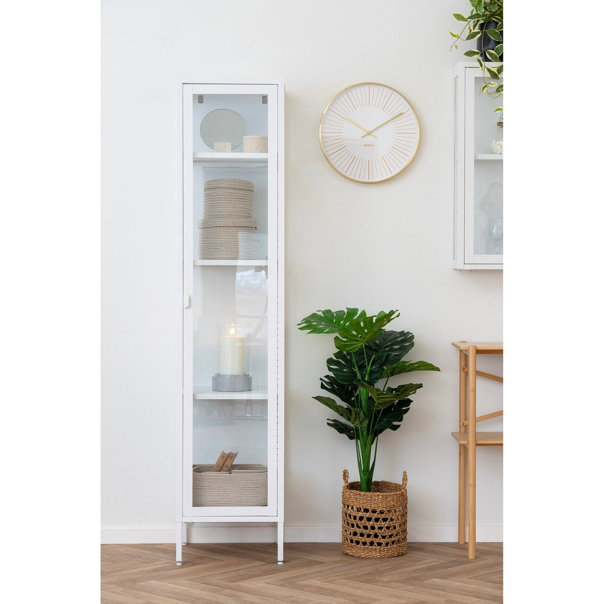 PolsterOase Möbel – Cadima Aufbewahrungskörbe aus Baumwolle, 3er Set, Beige – Ansicht 5