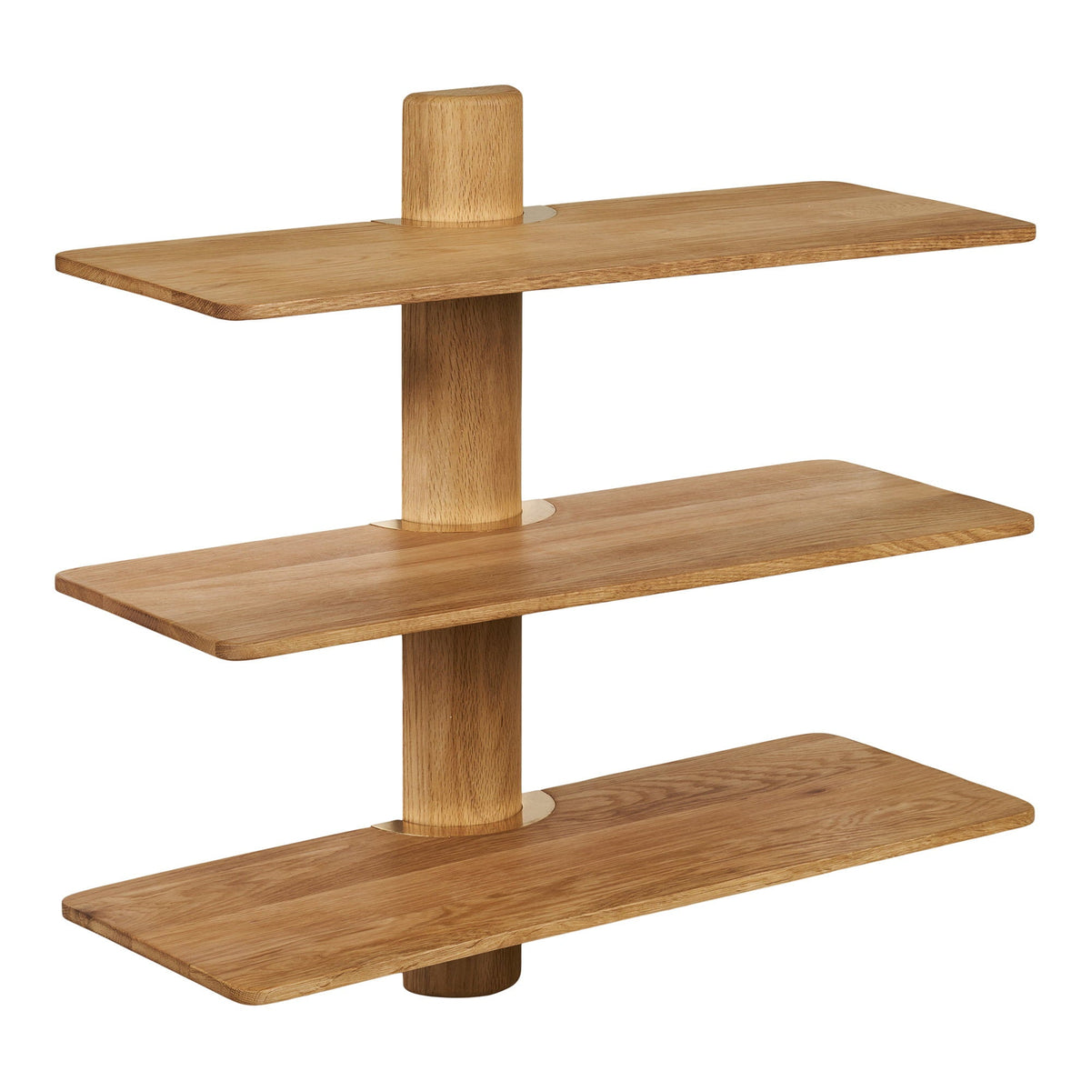 PolsterOase Möbel – Calcata Wandregal aus Eiche, 3 Böden, Natur, 55 cm – Ansicht 3