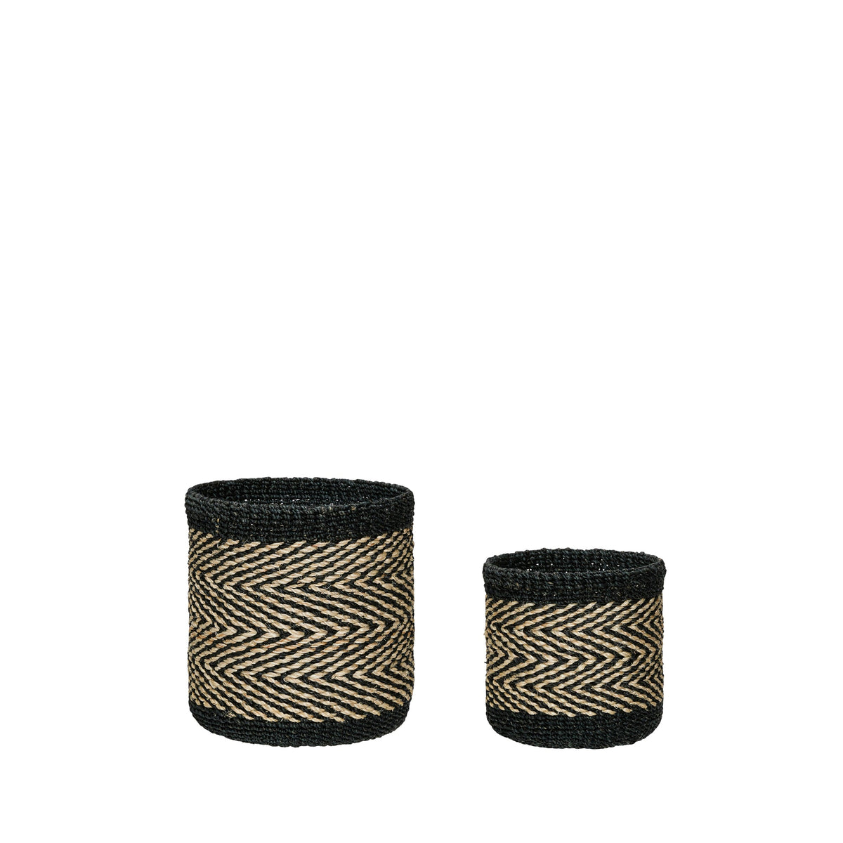 PolsterOase Möbel – Criss, Cross Körbe aus Abaca, 2er, Set