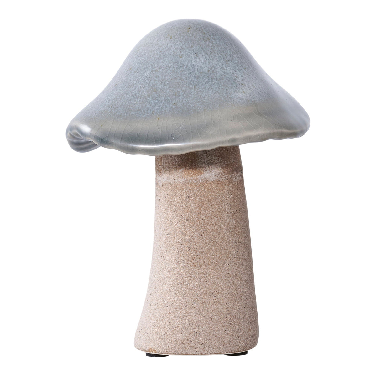 PolsterOase Möbel – Deko, Pilze aus Steinzeug, 3er, Set, Grün/Braun/Blau – Ansicht 4