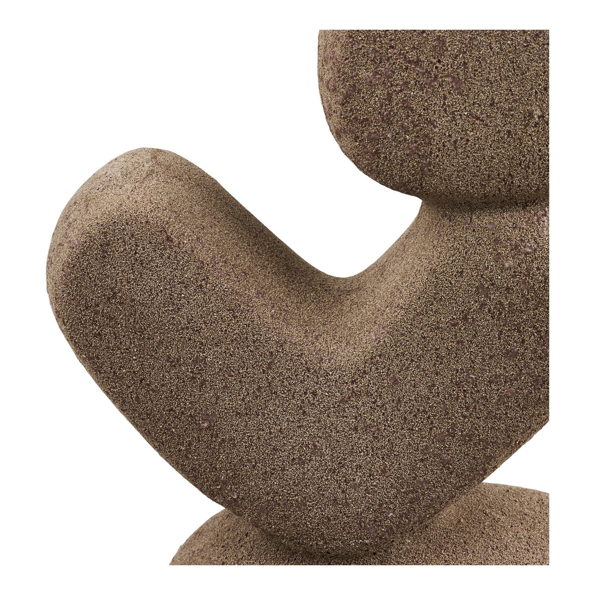 PolsterOase Möbel – Dekoobjekt aus Keramik, Braun, 16 × 8 × 36 cm – Ansicht 3