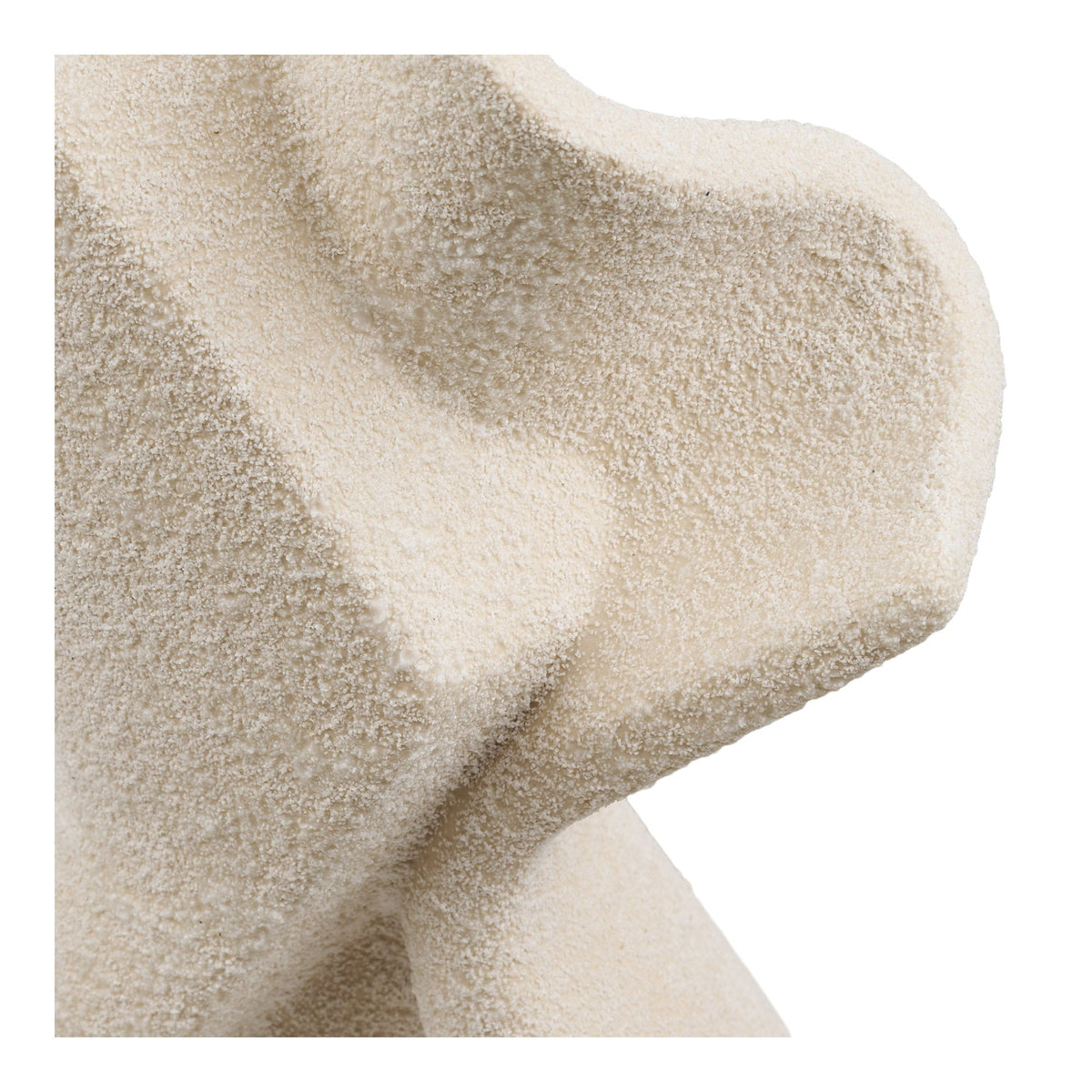 PolsterOase Möbel – Dekoobjekt aus Keramik, Weiß, 13 × 23 cm – Ansicht 3