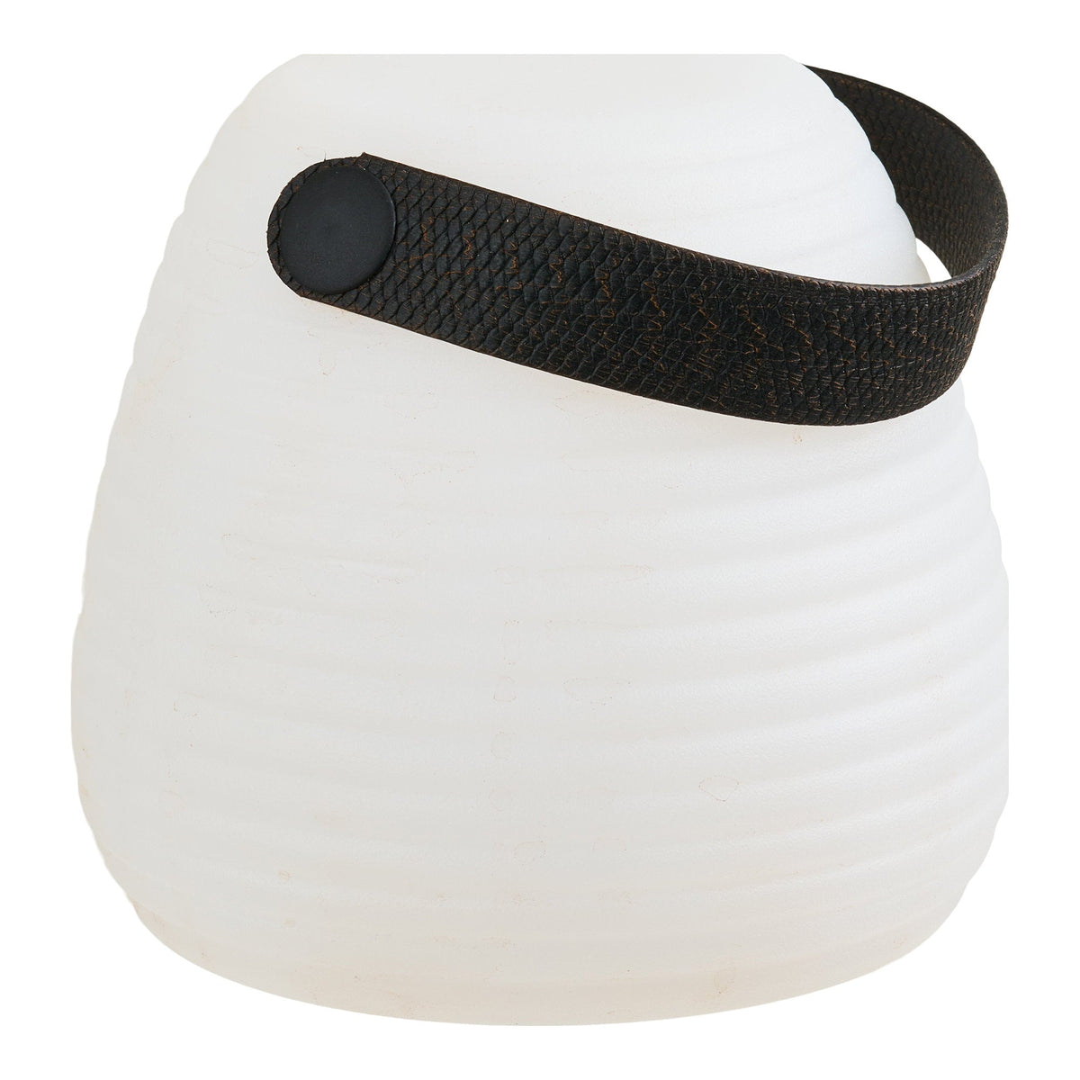 PolsterOase Möbel – Derry Akku, LED, Lampe aus PE, Weiß, 12 cm