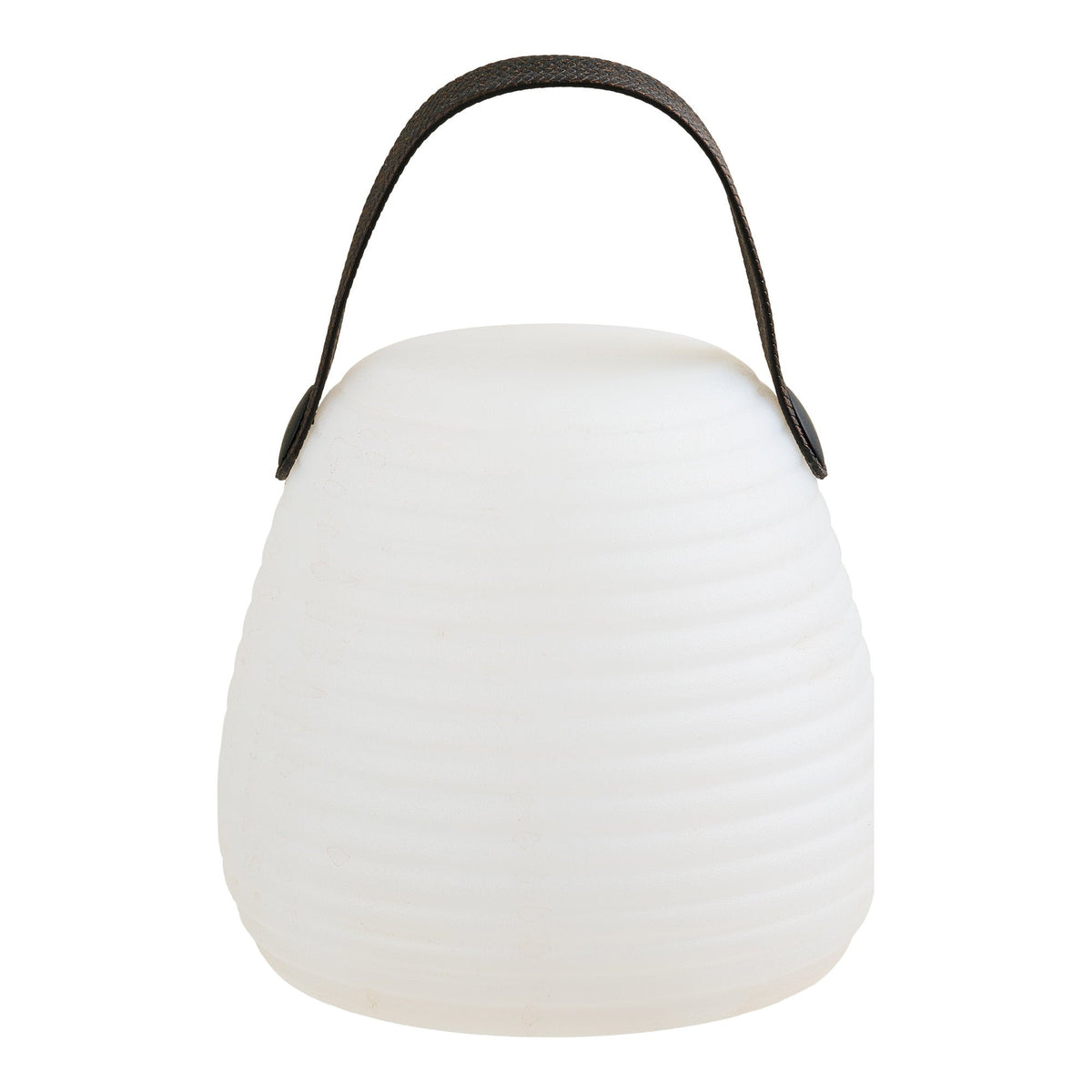 PolsterOase Möbel – Derry Akku, LED, Lampe aus PE, Weiß, 12 cm – Ansicht 2