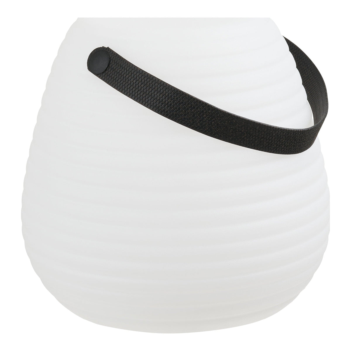 PolsterOase Möbel – Derry Akku, LED, Lampe aus PE, Weiß