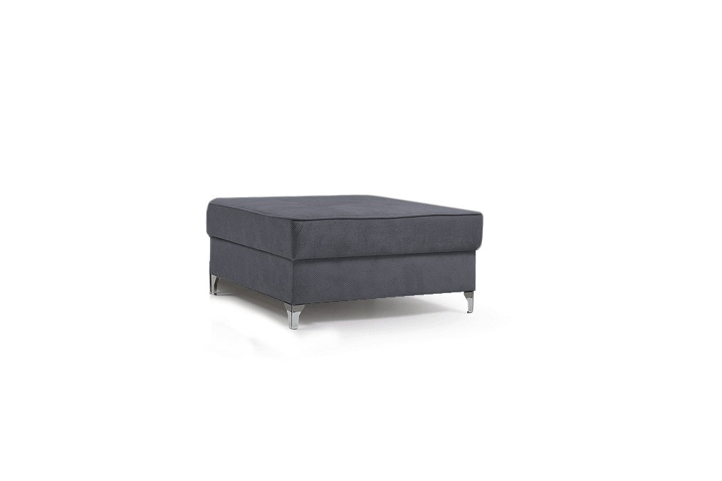 PolsterOase Sofa – Broadway L Ecksofa mit Schlaffunktion und Bettkasten + Hocker in Viton – Ansicht 7