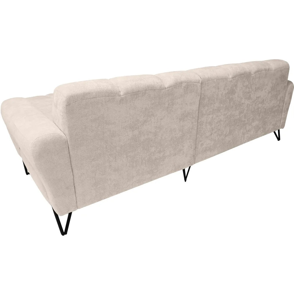 PolsterOase Sofa – Volare L Mini Ecksofa in Vega – Ansicht 8