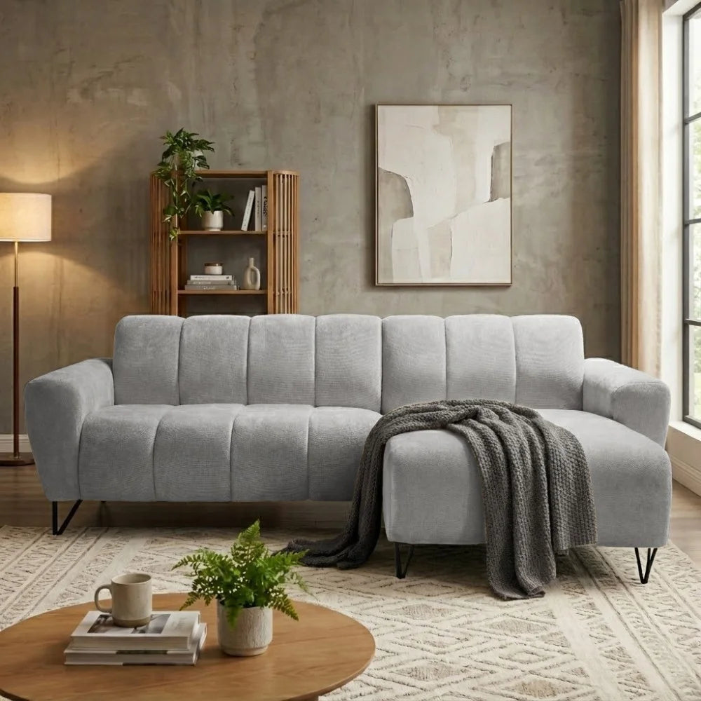 PolsterOase Sofa – Volare L Mini Ecksofa in Vega – Ansicht 27