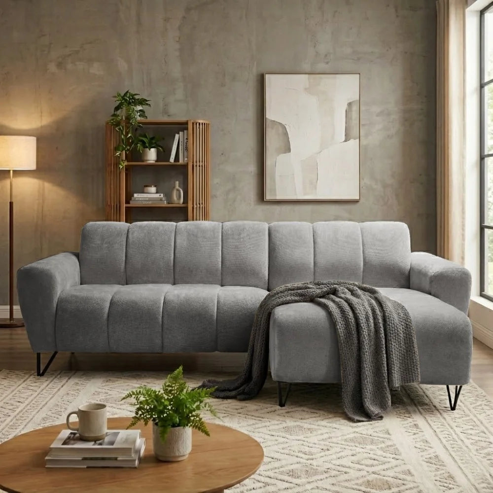 PolsterOase Sofa – Volare L Mini Ecksofa in Vega – Ansicht 35